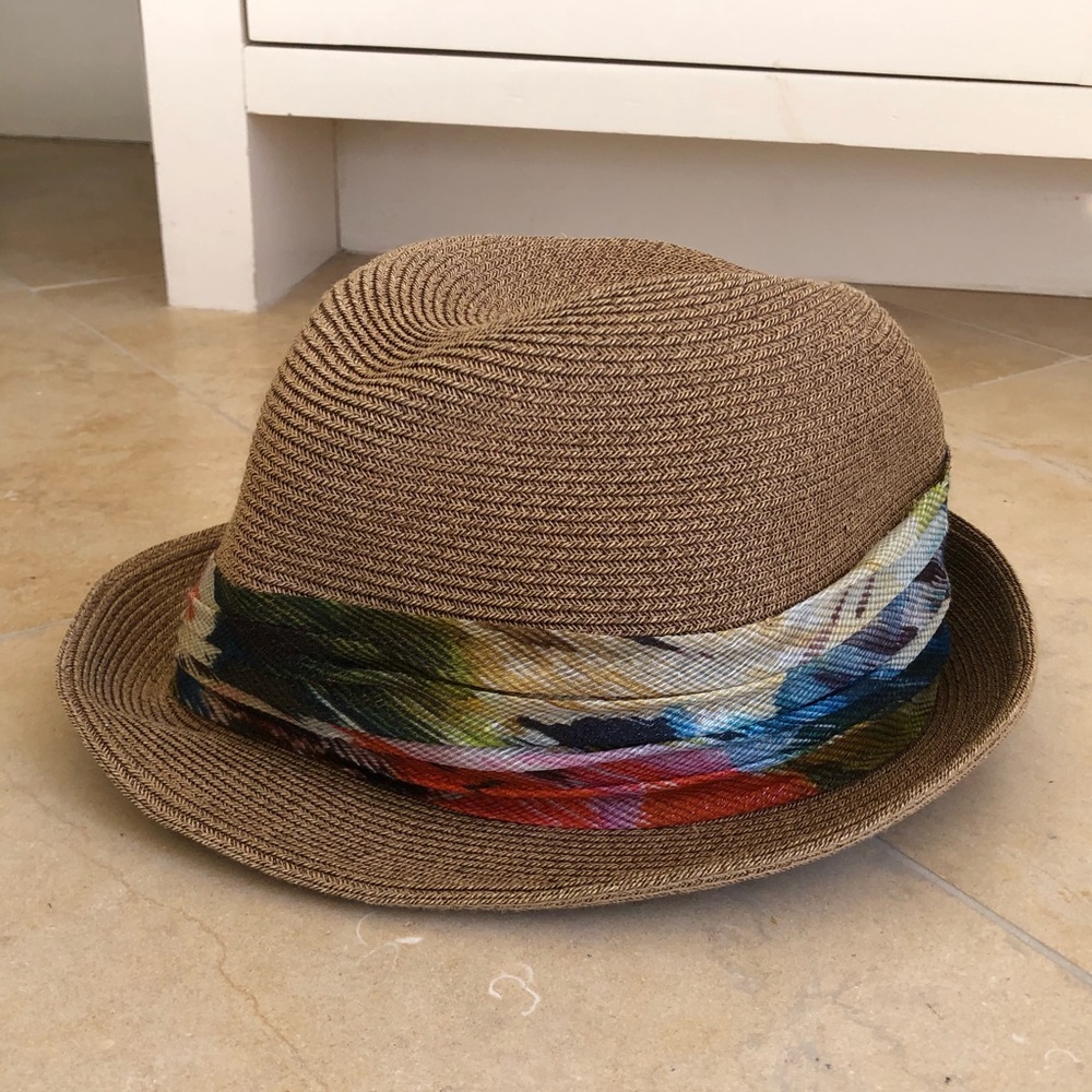 Eugenia Kim straw fedora with scarf